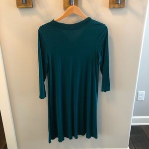 The Limited Dark Green T-Shirt Dress
